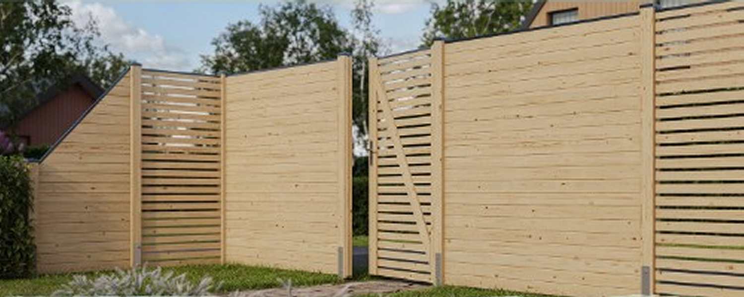 Sichtschutzzaun Holz Gartenzaun